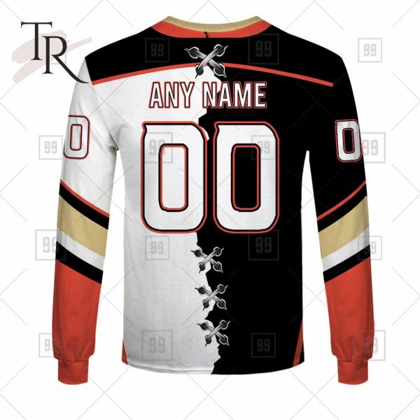 Personalized NHL Anaheim Ducks Mix Jersey 2023 Style Hoodie