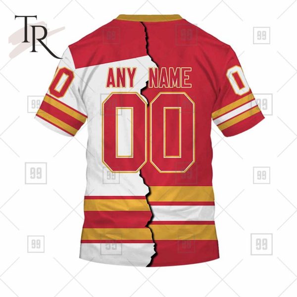 Calgary Flames Reverse Retro Kits 2022 Personalized Hoodie - Torunstyle