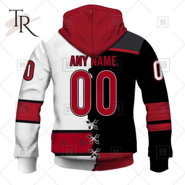 Personalized NHL Carolina Hurricanes Mix Jersey 2023 Style Hoodie