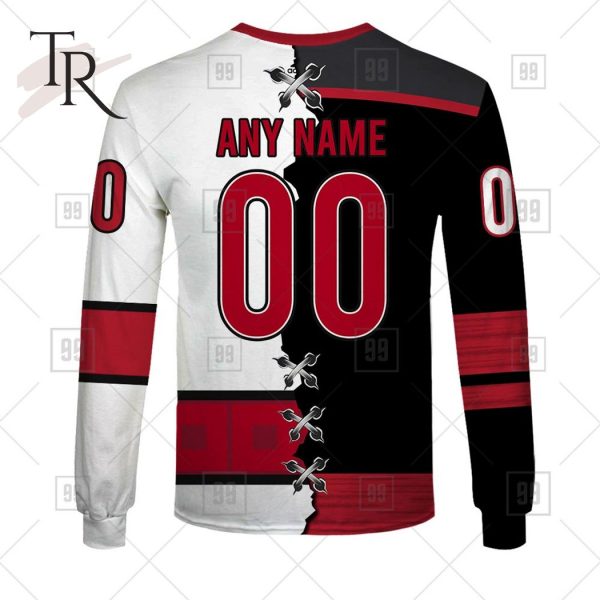 Personalized NHL Carolina Hurricanes Mix Jersey 2023 Style Hoodie