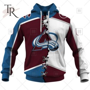 Personalized NHL Colorado Avalanche Mix Jersey 2023 Style Hoodie