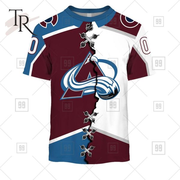 Personalized NHL Colorado Avalanche Mix Jersey 2023 Style Hoodie