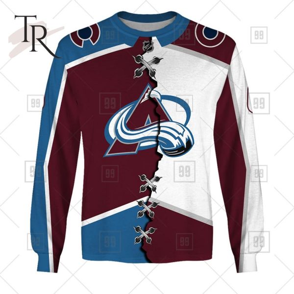 Personalized NHL Colorado Avalanche Mix Jersey 2023 Style Hoodie