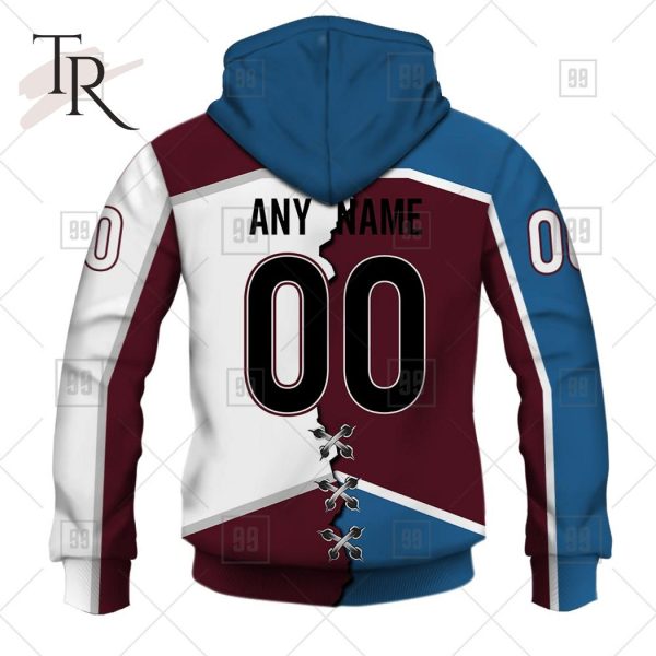 Personalized NHL Colorado Avalanche Mix Jersey 2023 Style Hoodie