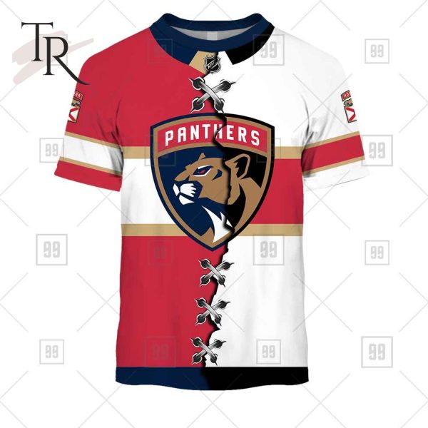 Personalized NHL Florida Panthers Mix Jersey 2023 Style Hoodie