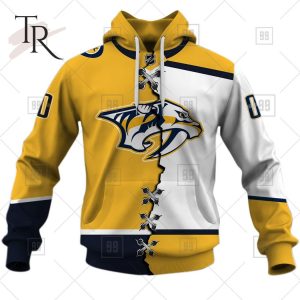 Personalized NHL Nashville Predators Mix Jersey 2023 Style Hoodie
