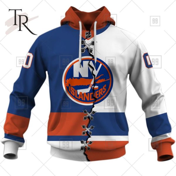 NHL New York Rangers Reverse Retro 2223 Style Hoodie 3D - Torunstyle