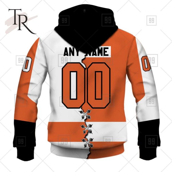 Personalized NHL Philadelphia Flyers Mix Jersey 2023 Style Hoodie