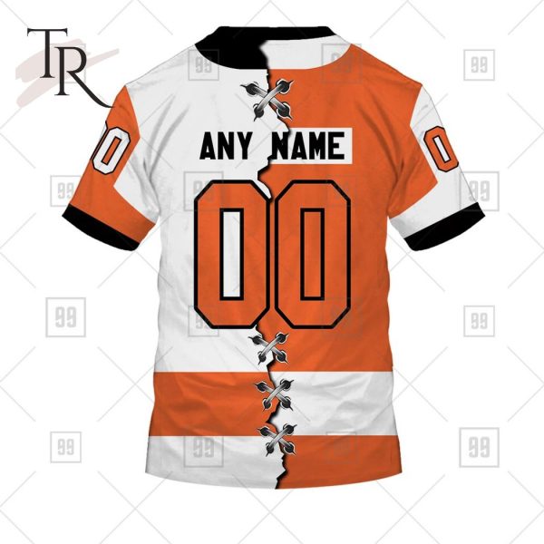 Personalized NHL Philadelphia Flyers Mix Jersey 2023 Style Hoodie