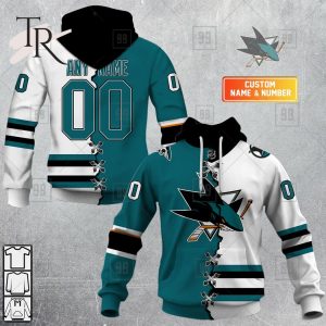 Personalized NHL San Jose Sharks Mix Jersey 2023 Style Hoodie