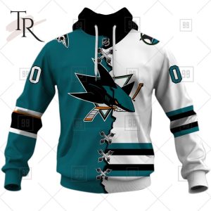Personalized NHL San Jose Sharks Mix Jersey 2023 Style Hoodie