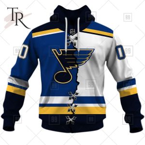 Personalized NHL St. Louis Blues Mix Jersey 2023 Style Hoodie