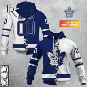Personalized NHL Toronto Maple Leafs Mix Jersey 2023 Style Hoodie