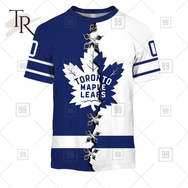 Personalized NHL Toronto Maple Leafs Mix Jersey 2023 Style Hoodie