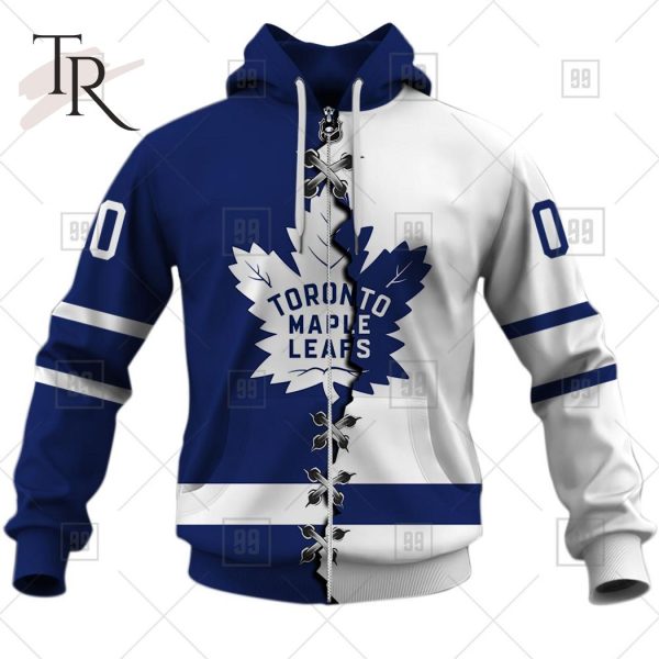 Custom Toronto Maple Leafs Fights Cancer NHL Shirt Hoodie 3D