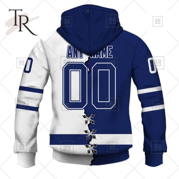 Personalized NHL Toronto Maple Leafs Mix Jersey 2023 Style Hoodie