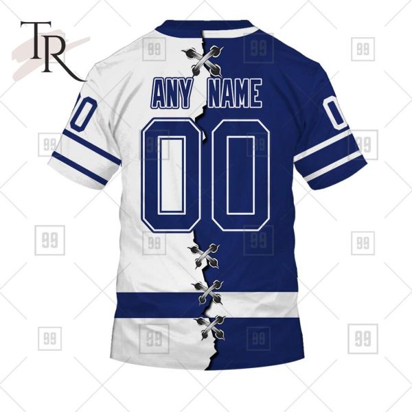 Personalized NHL Toronto Maple Leafs Mix Jersey 2023 Style Hoodie