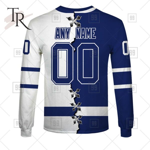 Personalized NHL Toronto Maple Leafs Mix Jersey 2023 Style Hoodie