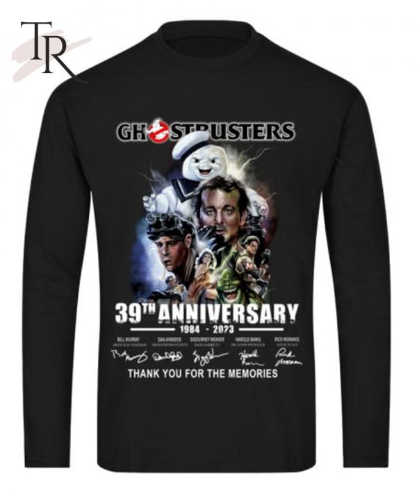 Ghostbusters 39th Anniversary 1984 – 2023 Thank You For The Memories T-Shirt