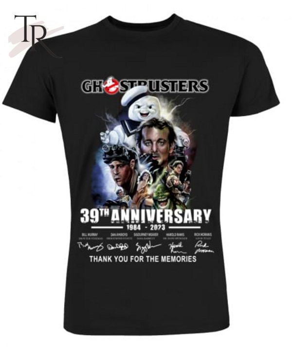 Ghostbusters 39th Anniversary 1984 – 2023 Thank You For The Memories T-Shirt