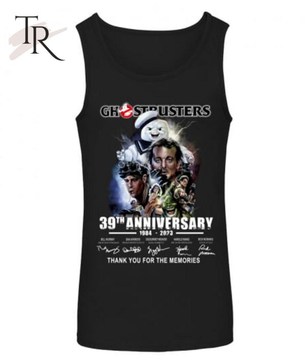 Ghostbusters 39th Anniversary 1984 – 2023 Thank You For The Memories T-Shirt