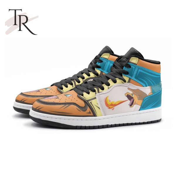 Charizard Roar Pokemon Air Jordan 1, High Top Sneaker