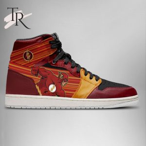 DC Justice League Flash TV Series Air Jordan 1, High Top Sneaker