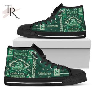 Slytherin Shoes – Harry Potter Shoes Air Jordan 1, High Top