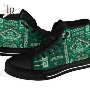 Slytherin Shoes – Harry Potter Shoes Air Jordan 1, High Top