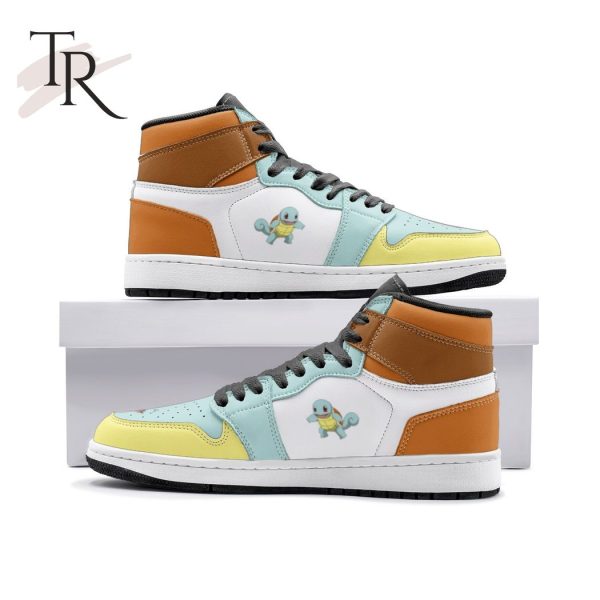 Squirtle Pokemon Air Jordan 1, High Top Sneaker