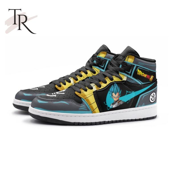 Vegeta Super Saiyan Blue Dragon Ball Air Jordan 1, High Top Sneaker