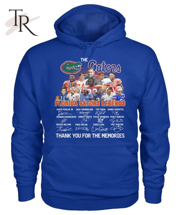 Florida Gators Legends Thank You For The Memories T-Shirt