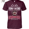 GOD First Family Second Then Mountaineers Football T-Shirt