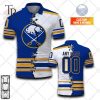 Customized NHL Boston Bruins Mix Jersey Style Polo Shirt