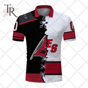 Customized NHL Carolina Hurricanes Mix Jersey Style Polo Shirt