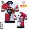 Customized NHL Edmonton Oilers Mix Jersey Style Polo Shirt