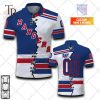 Customized NHL New York Islanders Mix Jersey Style Polo Shirt