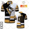 Customized NHL Philadelphia Flyers Mix Jersey Style Polo Shirt