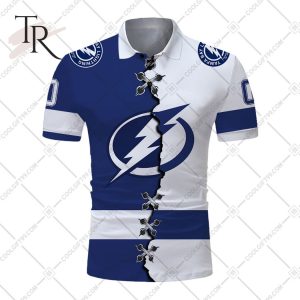 NHL Tampa Bay Lightning Personalized Let's Go With Kiss Band