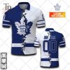Customized NHL Tampa Bay Lightning Mix Jersey Style Polo Shirt