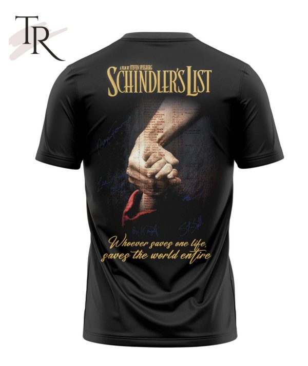 30th Anniversary 1993 – 2023 Schindler’s List Thank You For The Memories T-Shirt