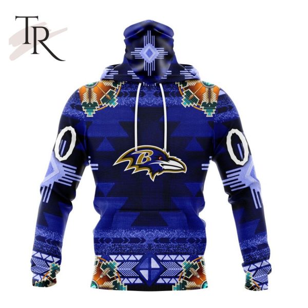 NFL Baltimore Ravens Special Native Costume Design Hoodie