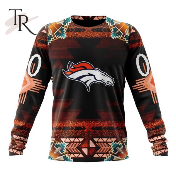 NFL Denver Broncos Special Native Costume Design Hoodie