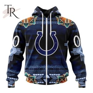 NFL Indianapolis Colts Special Native Costume Design Hoodie