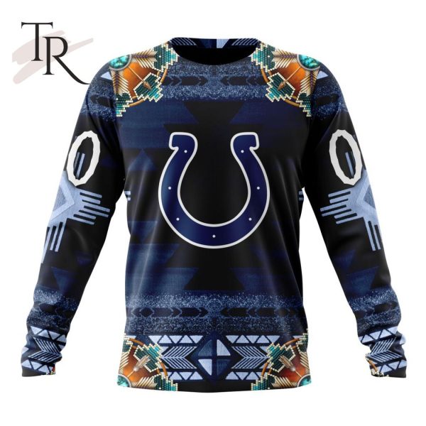 NFL Indianapolis Colts Special Native Costume Design Hoodie