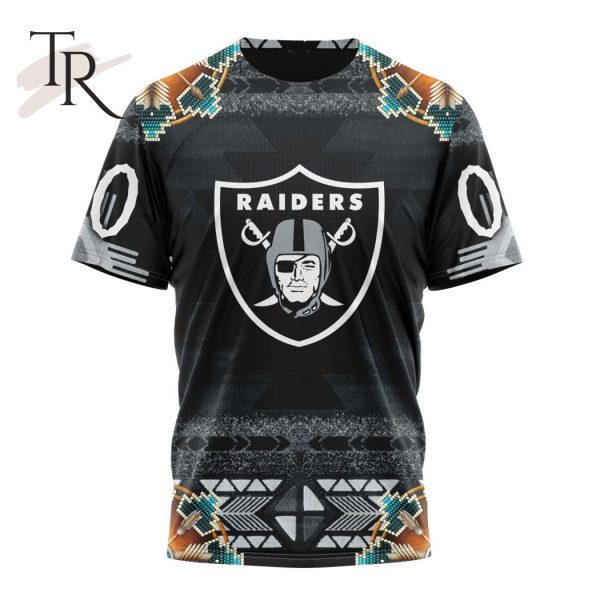 NFL Las Vegas Raiders Special Native Costume Design Hoodie