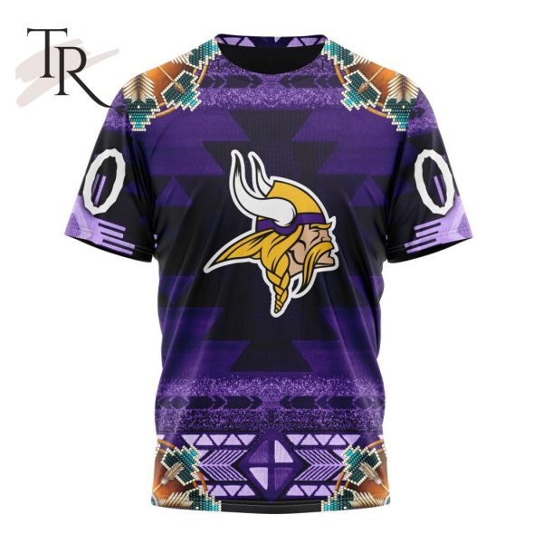 NFL Minnesota Vikings Special Native Costume Design Hoodie