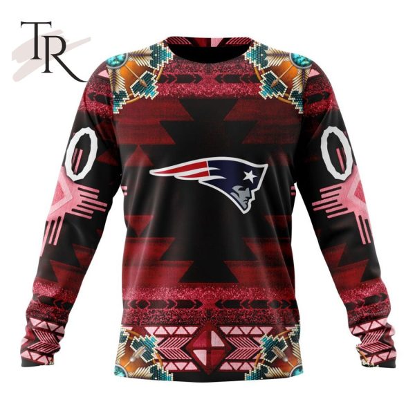 NFL New England Patriots Special Native Costume Design Hoodie