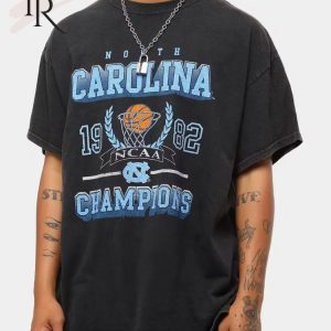 UNC Collegiate 1982 Champions Vintage Tee Tshirt