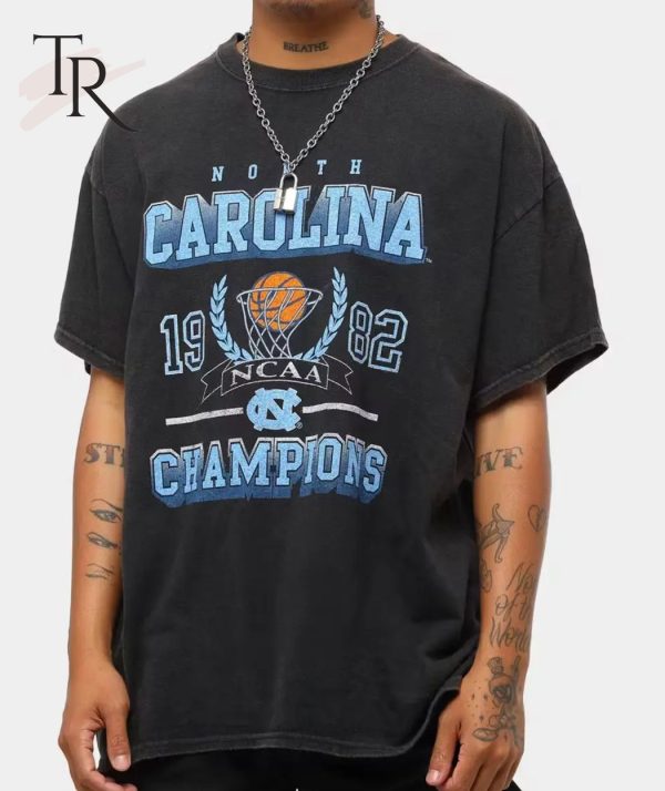 UNC Collegiate 1982 Champions Vintage Tee Tshirt